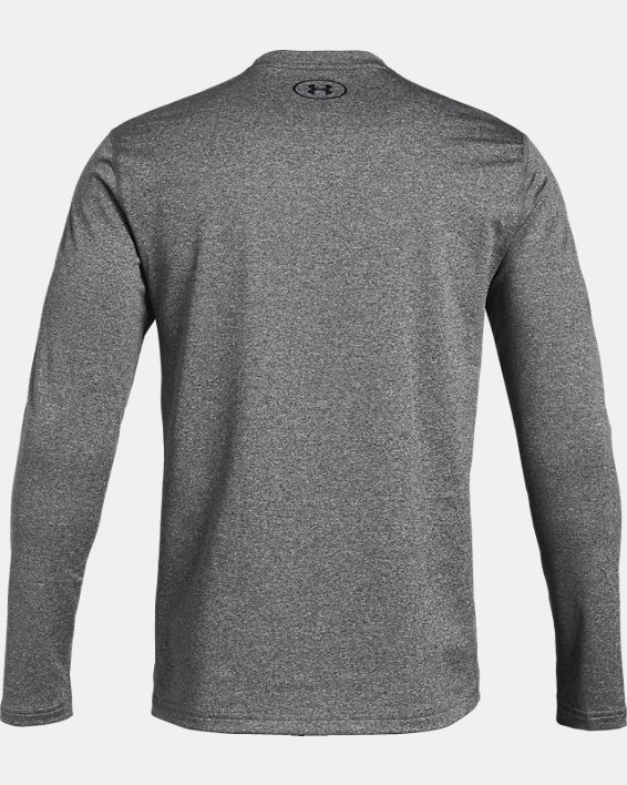 Men's ColdGear® Armour Fitted Crew, Gray, pdpMainDesktop image number 4